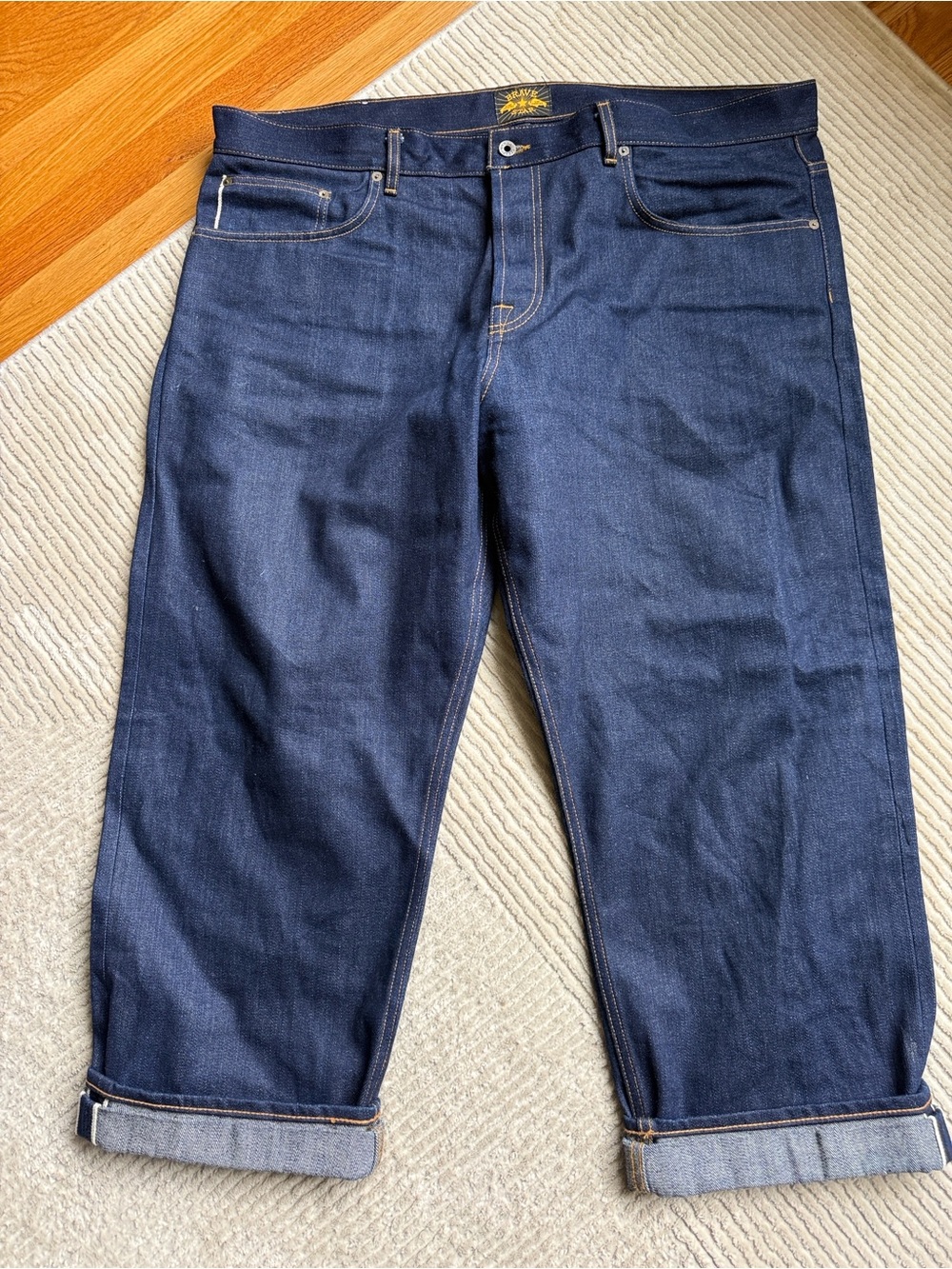 Brave Star - Relaxed Dark Indigo Men's Jeans - Classic Fit